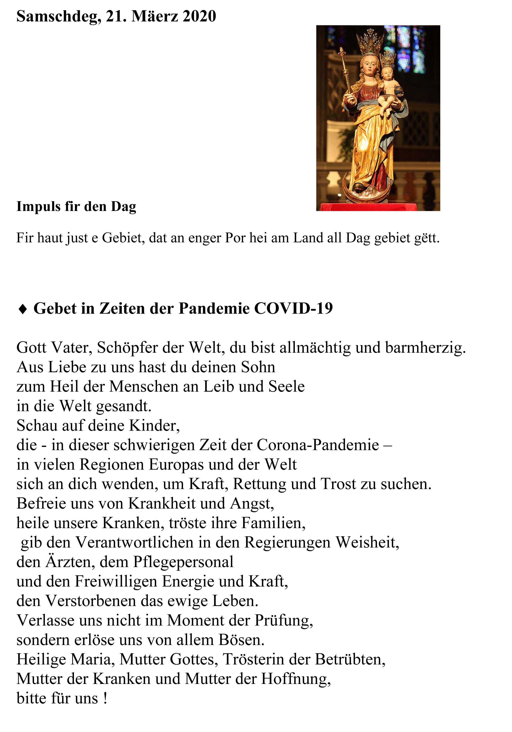 20200321 Fürbitten 1
